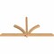 Ekena Millwork Redmond Smooth Timber Gable Bracket, Western Red Cedar, 96"W x 48"H x 3 1/2"D x 3 1/2"F, 12/12 Pitch GBW096X48X0404RED00SWR - alternate 4
